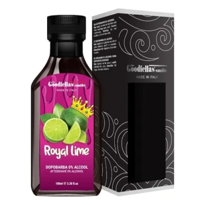 Imagen de The Goodfellas&#039; smile fluido dopobarba Royal Lime zero alcool 100ml