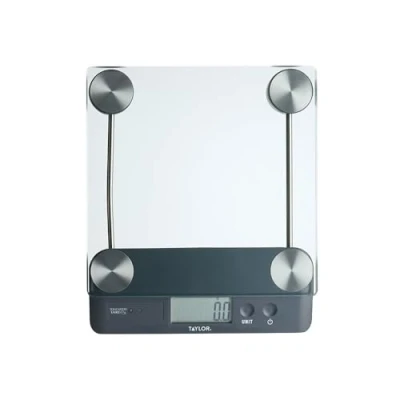 Imagen de KitchenCraft Taylor Pro Touchless Tare Digital Dual Kitchen Scale, Balanza para Alimentos con Capacidad de 14,4kg, en Caja Regalo