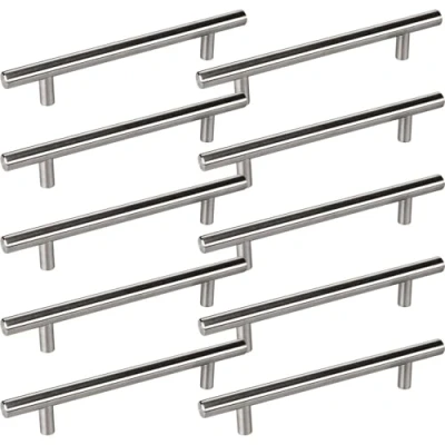 Imagen de Sotech Juego de 10 x SO TECH® Tirador Mueble G10 Tubo Acero Inox Barra 128 mm
