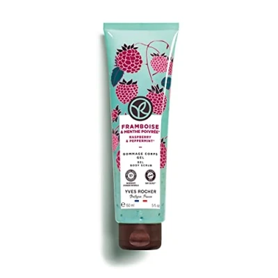 Imagen de Yves Rocher Exfoliante Corporal Bain de Nature Frambuesa &amp; Hierbabuena Sin Sulfatos 98% ingredientes origen natural 150ml