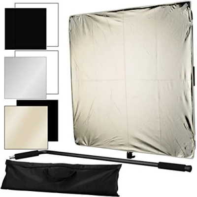 Imagen de Panel Reflector / Difusor 6 en 1 Br dp1000 100x100cm Bresser