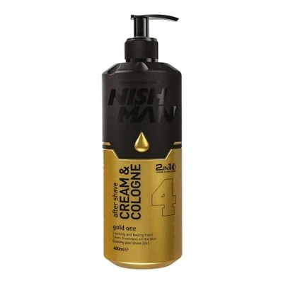 Imagen de NISHMAN After Shave Cream &amp; Cologne 4 Gold One 400 ml