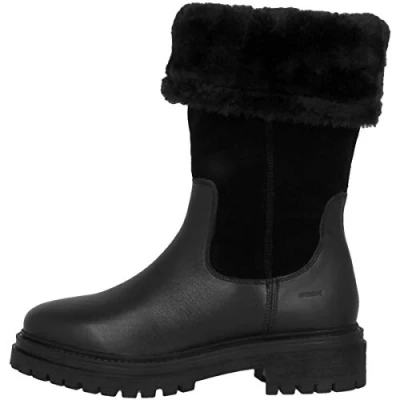 Imagen de Geox D Iridea M, Botas para Mujer, Negro (Black), 37 EU