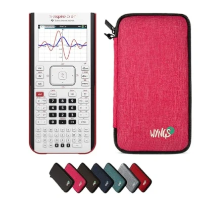 Imagen de CALCUSO Paquete Básico Rosa con Calculadora TI Nspire CX II T