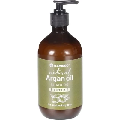 Imagen de Flamingo CHAMPÚ Natural con Aceite DE ARGÁN para Razas Pelo Corto 500ML
