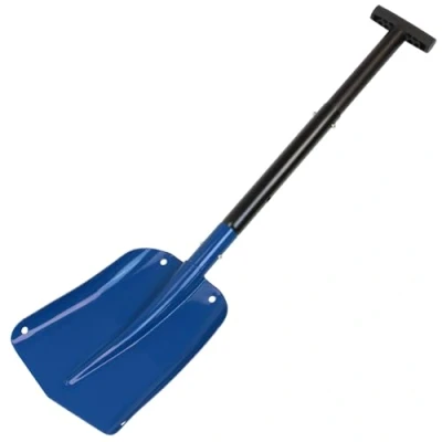 Imagen de ALPIDEX Pala Avalancha Aluminio Telescopico Nieve Plegable, Color:Azul