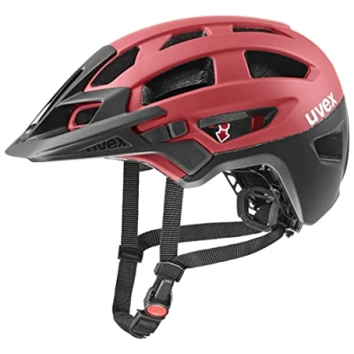 Imagen de uvex Finale 2.0, Casco MTB Seguro Unisex, Ajuste de Talla individualizado, luz LED Opcional, Red Black Matt, 52 57 cm, 2024