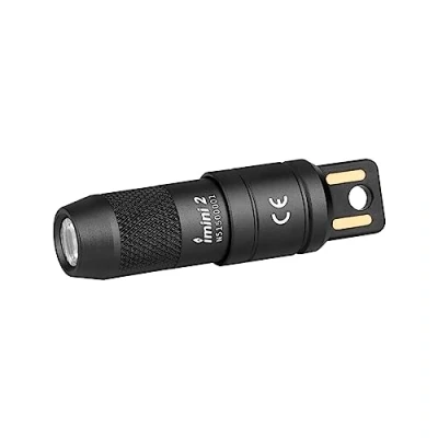 Imagen de OLIGHT IMini 2 Mini Puerto USB Magnético Linterna Recargable Pequeña 50 Lúmenes Luz Suave Clave Llavero Led Llave Antorcha（Negro）