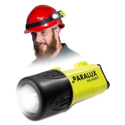 Imagen de Parat Sicherheitsleuchte (MAX. Leuchtweite 120m, Taschenlampe, bis 8h bei Volllast) Luz de Seguridad PARALUX PX1 Shorty (máx. Alcance 120 m, Linterna LED, hasta 8 h con Carga Completa, Amarillo