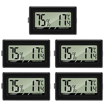 Imagen de Thlevel Mini Termómetro Higrómetro Digital Termometro Casa Interior de Temperatura y Humedad (5 PCS)