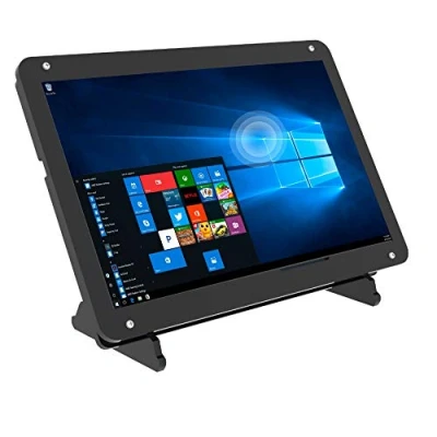 Imagen de CUQI Monitor de Pantalla táctil 7 Pulgadas para Raspberry Pi, portátil IPS 1024 x 600 HDMI con Estuche, Consolas Juegos/PC/cámara/Win OS