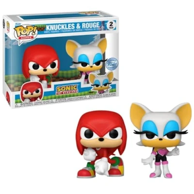 Imagen de Funko Pop! Games: Sonic Knuckles and Rouge Figura de juguete vinilo coleccionable (Exc), 77477