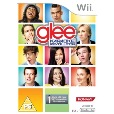 Imagen de Karaoke Revolution Glee Game only (Wii) [Importación inglesa]