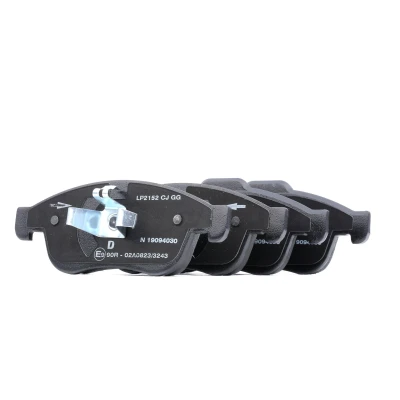 Imagen de DELPHI LP2152 Juego de pastillas freno no preparado para indicador desgaste Chapa antichirridos sin accesorios RENAULT: MEGANE 3 Grandtour