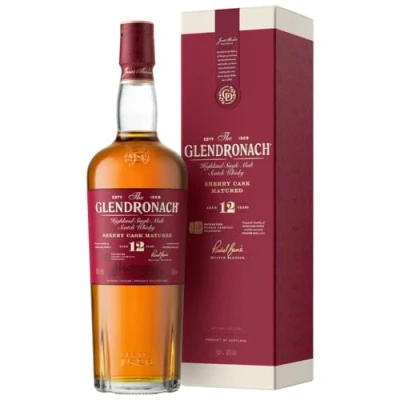 Imagen de The Glendronach Original Highland Single Malt Scotch Whisky Distillery 12 Year Old , Escocés, 43% Vol. Alcohol, 700ml