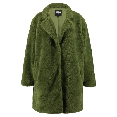 Imagen de Urban Classics Curvy Abrigo de invierno, Mujer, Talla: 3XL, Olive