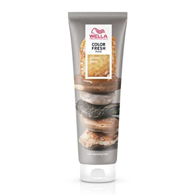 Imagen de Wella Professionals color Fresh Mask Mascarilla de Coloración temporal Revive el del cabello Hidratante Tono Golden Gloss 150ml