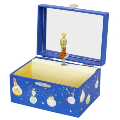 Imagen de Trousselier Caja Musical El Principito Joyero de Tesoros Fosforescente Brilla en la Noche Música &quot;Pequeña Serenata Nocturna&quot; Mozart