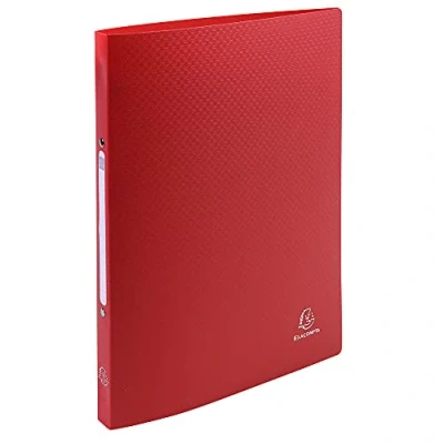 Imagen de Exacompta 089448 Carpeta de polipropileno, A4, color rojo