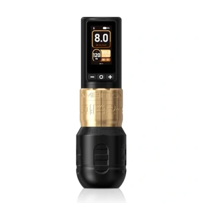 Imagen de Ambition Soldier 270 Máquina de tatuaje inalámbrica con motor sin escobillas alto torque g.cm Bolígrafo rotativo cartucho para pantalla digital LED potencia 2400 mAh