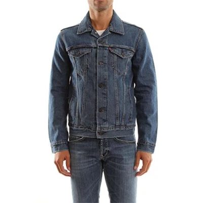 Imagen de Levi&#039;s The Trucker Chaqueta, Medium Stonewash, M Hombre