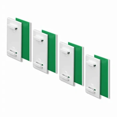 Imagen de KLEMMFLEX 4 Soportes Adhesivos para Estor Klemmfix, Doble/Doble Pegar, sin Necesidad de taladrar, como Accesorio/Pieza Repuesto fijación a Ventanas fijas PVC, Madera o Metal
