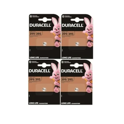 Imagen de 4 x Duracell 399/395 (4 blísteres de 1 batería) pilas (SR927/V395/V399/SR57/SR927W/SR927WS)