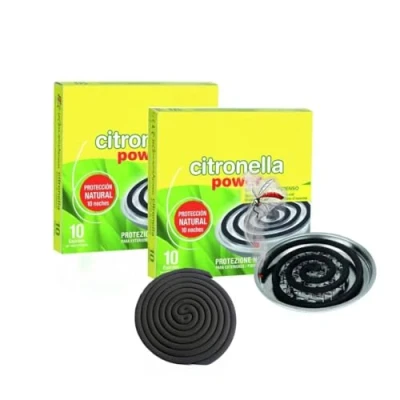 Imagen de PandaHome Espirales Incienso citronela Pack 2/4/8 de 10 Unidad,Repelente antimosquito en interiot o Exterior 2u