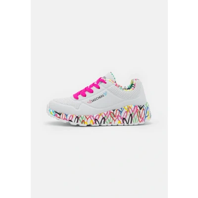 Imagen de Skechers UNO LITE Zapatillas para niños, Talla: 27, White/pink Zapatos