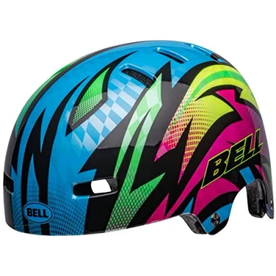Imagen de BELL Span Cascos de Bicicleta, Juventud Unisex, Azul Brillante y Magenta, Extra Small