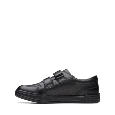 Imagen de Clarks Fawn Strap O, Zapatillas Niños, Negro (Piel Negra), 33.5 EU