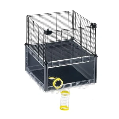 Imagen de Ferplast Extensión de Jaula Hamster, Ratón, MULTIPLA Techo, Metal y Plástico Reciclado