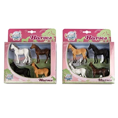 Imagen de Van Manen Kids Globe Horses Horse (4 Assorted, Scale 1:32) 640085