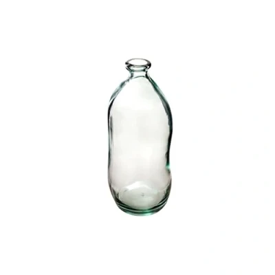 Imagen de Jarrón Botella Uly Cristal Reciclado Transparente, 35 cm de Alto