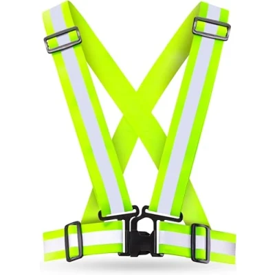 Imagen de AVANA Chaleco Reflectante de Seguridad Ajustable Alta Visibilidad, para Correr, Ciclismo, Senderismo, Motocicleta, Adultos y jóvenes