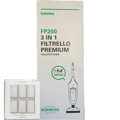 Imagen de Folletto VK FP 200 220 6 bolsas + perfumes aspiradoras Vorwerk originales