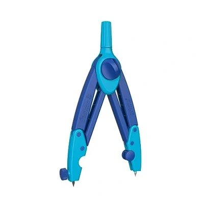Imagen de Pelikan Circuito Griffix ideal para la escuela, forma ergonómica, incluye minas de repuesto y sacapuntas, color azul
