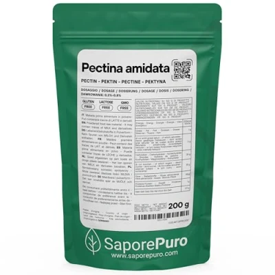 Imagen de Saporepuro Pectina en polvo 200 gr ideal para mermeladas bajas azúcar