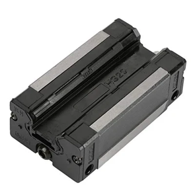 Imagen de 2pcs Bloque de Correderas Carril Rodamiento Movimiento deslizante Carretilla Router Lineal Abierto para CNC Guía HGH20CA