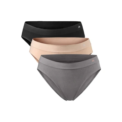 Imagen de Danish Endurance Seamless 3 PACK Braguitas, Mujer, Talla: Medium, Multicolor black dark grey nude beige
