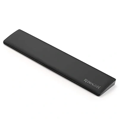 Imagen de Redragon P036 Meteor M Almohadilla de reposamuñecas para teclado ordenador, ergonómica, suave con base goma antideslizante, 80% 87 teclas, 20 mm altura, color negro