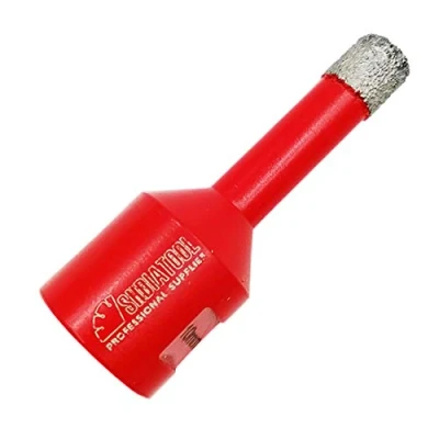 Imagen de SHDIATOOL Broca de Diamante 10MM Vacío Soldadura para Perforación en Seco Porcelana Azulejo Granito Mármol M14