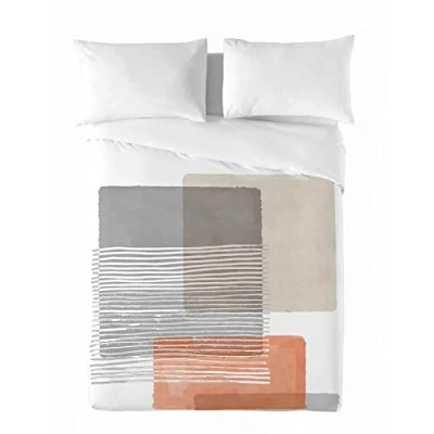 Imagen de NATURALS Funda Nordica Cama 135 100% Algodón Juego de para edredon 220x220 cm + 1 Almohada 45x155 FIBI