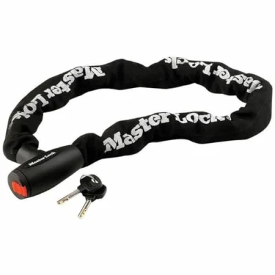Imagen de MASTER LOCK Candado Moto con Cadena [Llave] [1 m Cadena] 8291EURDPS Ideal para y Scooter