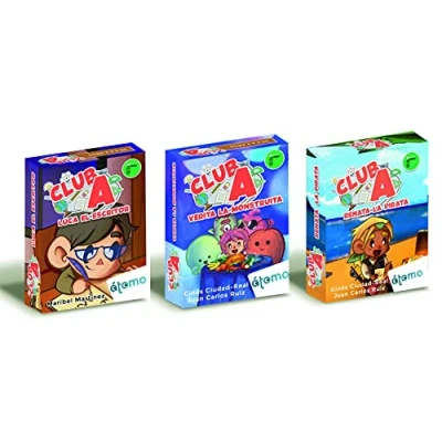 Imagen de Átomo Games Club A. Pack 3 Juegos Orientación Andújar. Verita la monstruita, Luca el Escritor y Renata Pirata