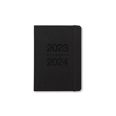 Imagen de Letts Memo Agenda académica 2023.2024, tamaño A6, color negro