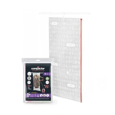 Imagen de Compactor Funda Al Vacío para Colgar, Espace Plus, Talla L, Transparente, RAN7431, Bolsa DE COMPRESIÓN : 0.065 mm LLDPE + NILON