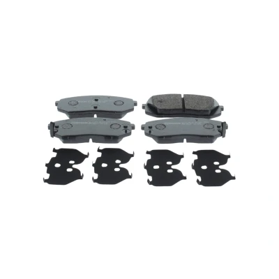 Imagen de BOSCH 0 986 460 121 Juego de pastillas freno Low Metallic con contacto aviso desgaste incorporado KIA: CARENS 3