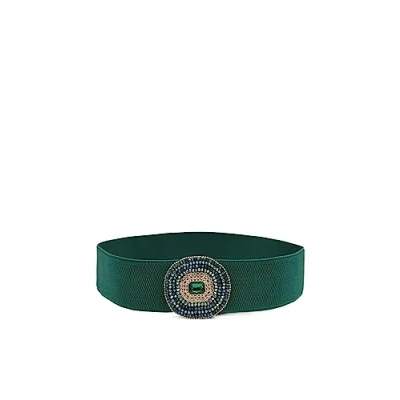 Imagen de QUEEN HELENA Cinturón Elástico Mujer CI014 1 Verde, Talla única