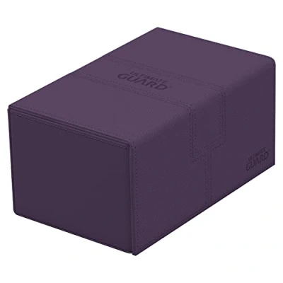 Imagen de Ultimate Guard UGD011240 Twin Flip`n`Tray 160+ XenoSkin Monocolor Violeta caja para tarjetas